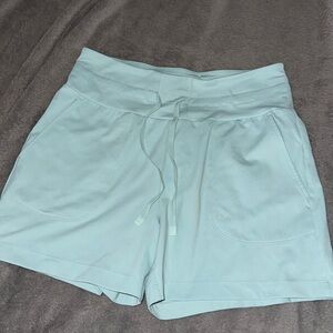 Light blue MPG athletic shorts